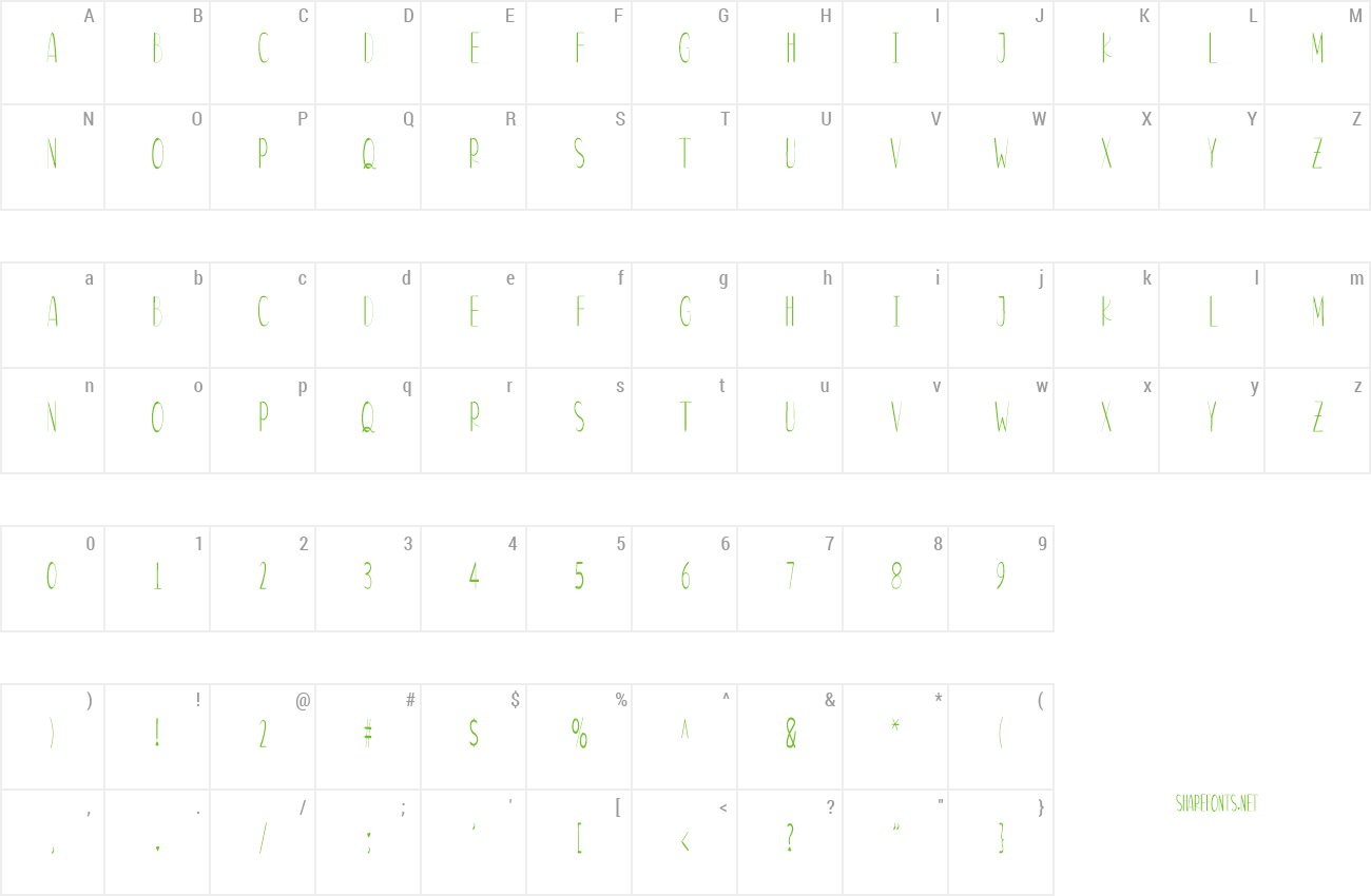 Font Manage Blessed preview
